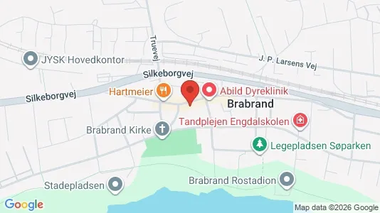 Gewerbeflächen zur Miete i Brabrand - kort over placeringen