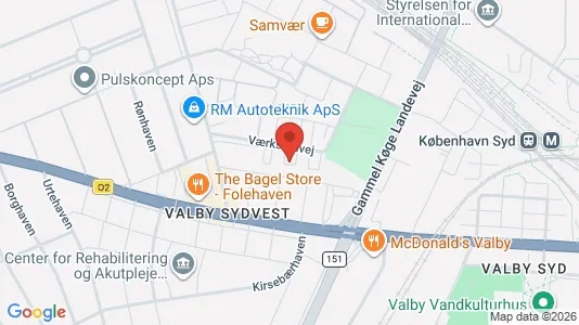 Lokaler til leje i Valby - Foto fra Google Street View