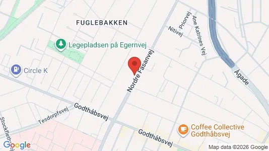 Commercial properties for rent i Frederiksberg - kort over placeringen