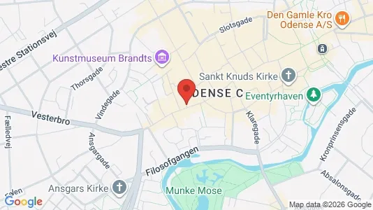 Commercial properties for rent i Odense C - Photo from Google Street View