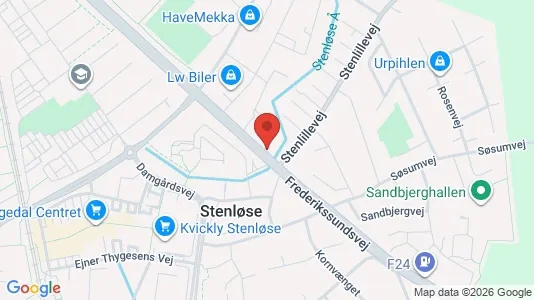 Gewerbeflächen zur Miete i Stenløse – Foto von Google Street View