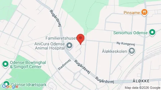 Gewerbeflächen zur Miete i Odense C – Foto von Google Street View