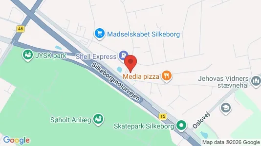 Kontorlokaler til leje i Silkeborg - Foto fra Google Street View