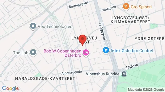 Liikekiinteistöt Vuokrattavana i Østerbro - kort over placeringen