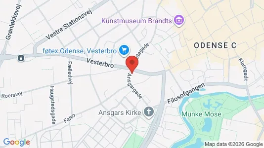 Office spaces for rent i Odense C - Photo from Google Street View
