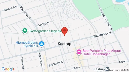 Liikekiinteistöt Vuokrattavana i Kastrup - kort over placeringen