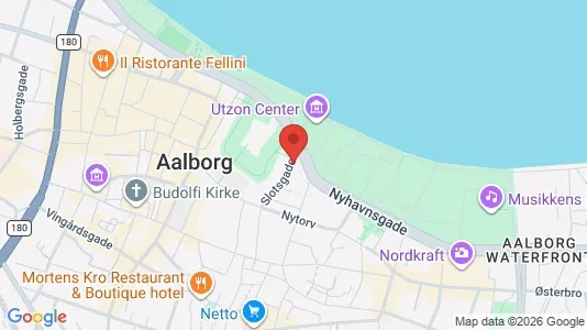 Företagslokaler för uthyrning i Ålborg Centrum - kort over placeringen