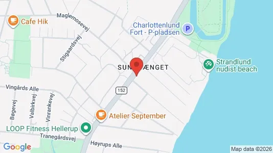 Gewerbeflächen zur Miete i Hellerup – Foto von Google Street View
