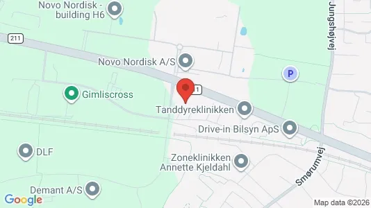 Commercial properties for rent i Måløv - kort over placeringen