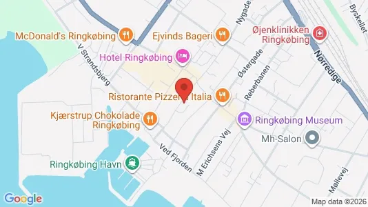 Bedrijfsruimtes te huur i Ringkøbing - Foto uit Google Street View