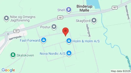Commercial properties for rent i Nibe - Photo from Google Street View