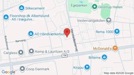 Liikekiinteistöt Vuokrattavana i Glostrup - kort over placeringen