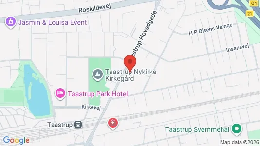 Commercial properties for rent i Taastrup - kort over placeringen