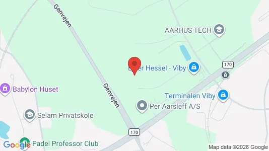 Liikekiinteistöt Vuokrattavana i Viby J - kort over placeringen