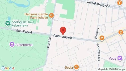 Liikekiinteistöt Vuokrattavana i Frederiksberg C - kort over placeringen