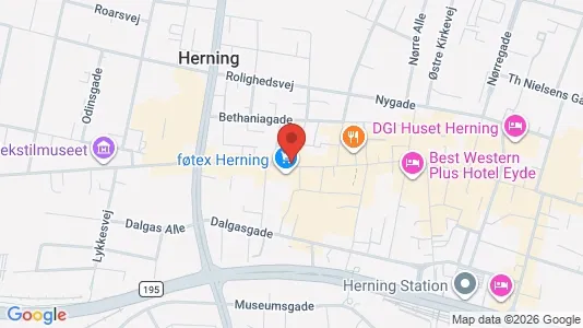 Commercial properties for rent i Herning - Photo from Google Street View