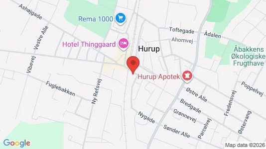Lokaler til leje i Hurup Thy - Foto fra Google Street View