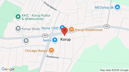 Commercial properties for rent i Odense NV - kort over placeringen