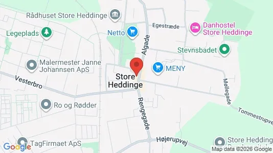 Commercial properties for rent i Store Heddinge - Photo from Google Street View