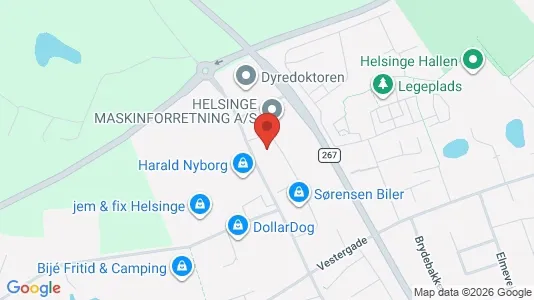 Gewerbeflächen zur Miete i Helsinge – Foto von Google Street View