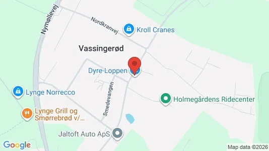 Lokaler til leje i Lynge - kort over placeringen