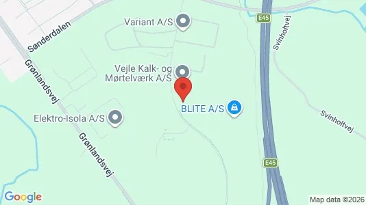 Lokaler til leje i Vejle Centrum - kort over placeringen