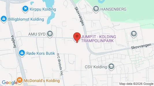 Gewerbeflächen zur Miete i Kolding - kort over placeringen