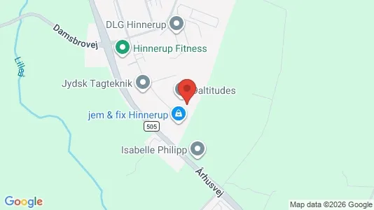 Bedrijfsruimtes te huur i Hinnerup - Foto uit Google Street View