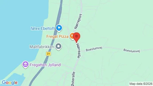 Lokaler til leje i Ebeltoft - Foto fra Google Street View