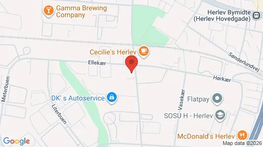 Propiedades comerciales En alquiler i Herlev - kort over placeringen