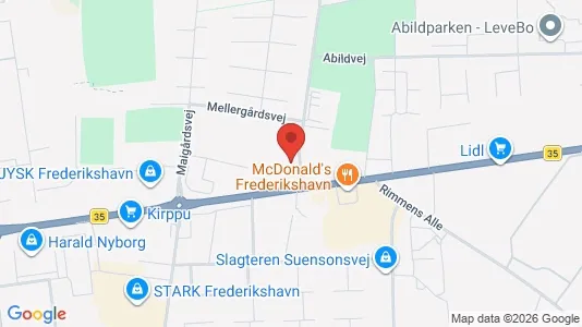 Gewerbeflächen zur Miete i Frederikshavn – Foto von Google Street View