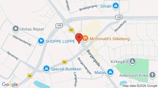 Bedrijfsruimtes te huur i Silkeborg - Foto uit Google Street View