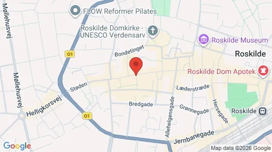 Commercial properties for rent i Roskilde - kort over placeringen