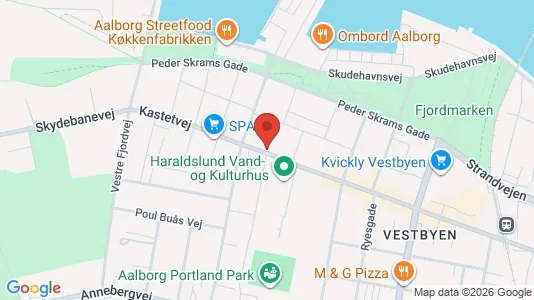 Nieruchomości komercyjne Do wynajęcia i Aalborg - kort over placeringen