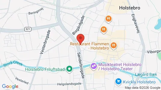 Propiedades comerciales En alquiler i Holstebro - Foto de Google Street View
