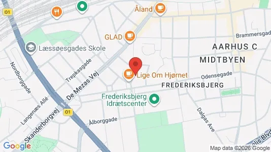 Nieruchomości komercyjne Do wynajęcia i Aarhus C - kort over placeringen
