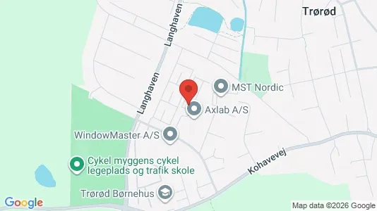 Commercial properties for rent i Vedbæk - kort over placeringen