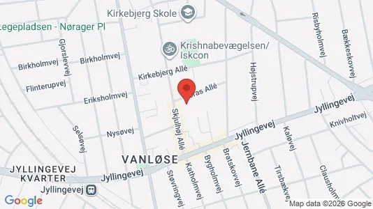 Lokaler til leje i Vanløse - kort over placeringen