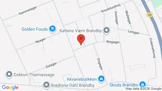 Commercial properties for rent i Brøndby - kort over placeringen
