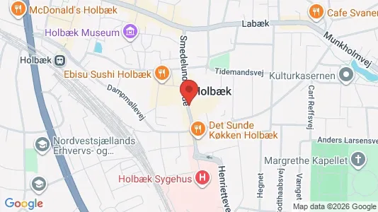 Gewerbeflächen zur Miete i Holbæk – Foto von Google Street View