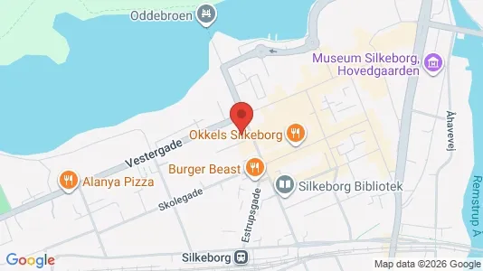 Propiedades comerciales En alquiler i Silkeborg - Foto de Google Street View