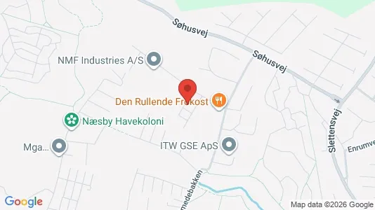 Commercial properties for rent i Odense N - kort over placeringen