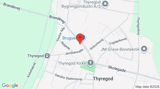Nieruchomości komercyjne Do wynajęcia i Give - kort over placeringen