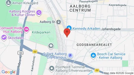 Gewerbeflächen zur Miete i Aalborg – Foto von Google Street View
