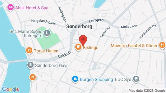 Gewerbeflächen zur Miete i Sønderborg – Foto von Google Street View