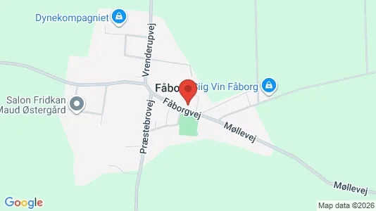 Commercial properties for rent i Årre - kort over placeringen