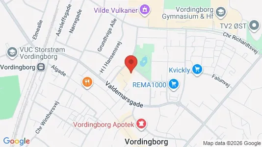 Gewerbeflächen zur Miete i Vordingborg – Foto von Google Street View