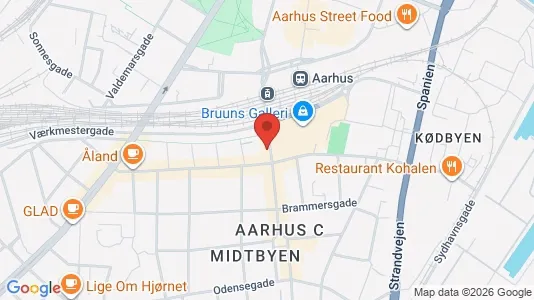 Commercial properties for rent i Aarhus C - Photo from Google Street View