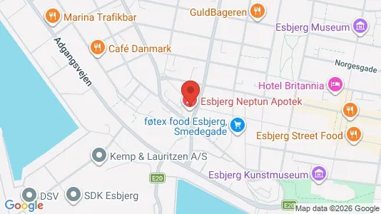 Lokaler til leje i Esbjerg Centrum - Foto fra Google Street View