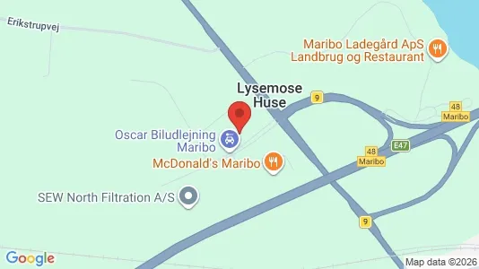Gewerbeflächen zur Miete i Maribo – Foto von Google Street View